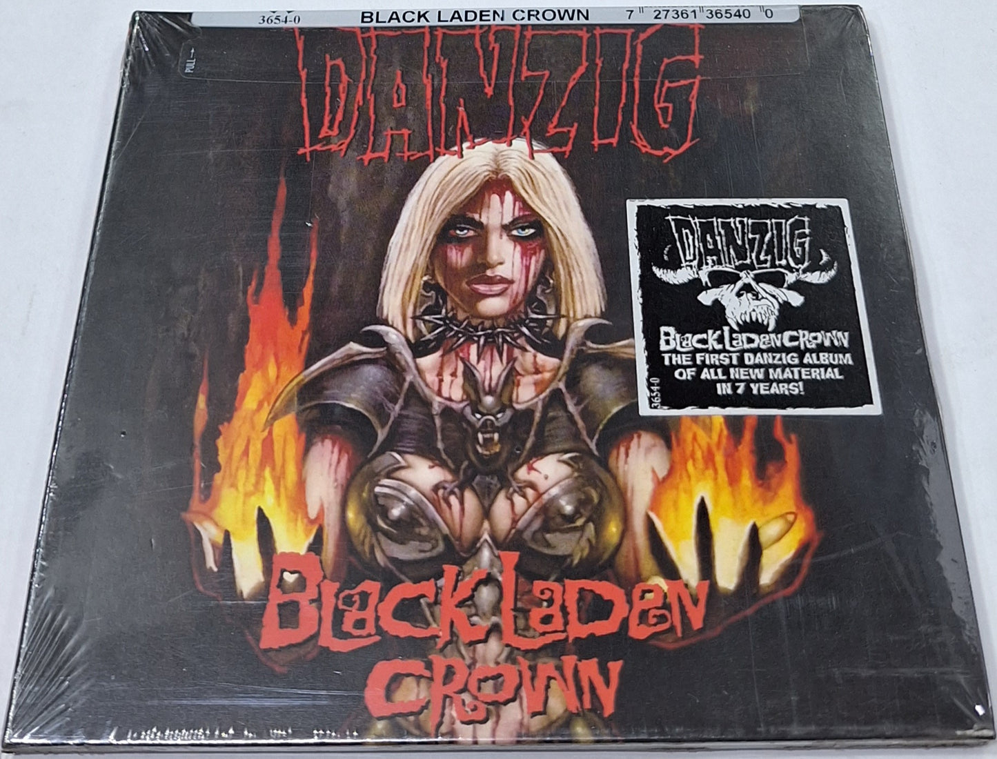 DANZIG - BLACK LADEN CROWN  CD