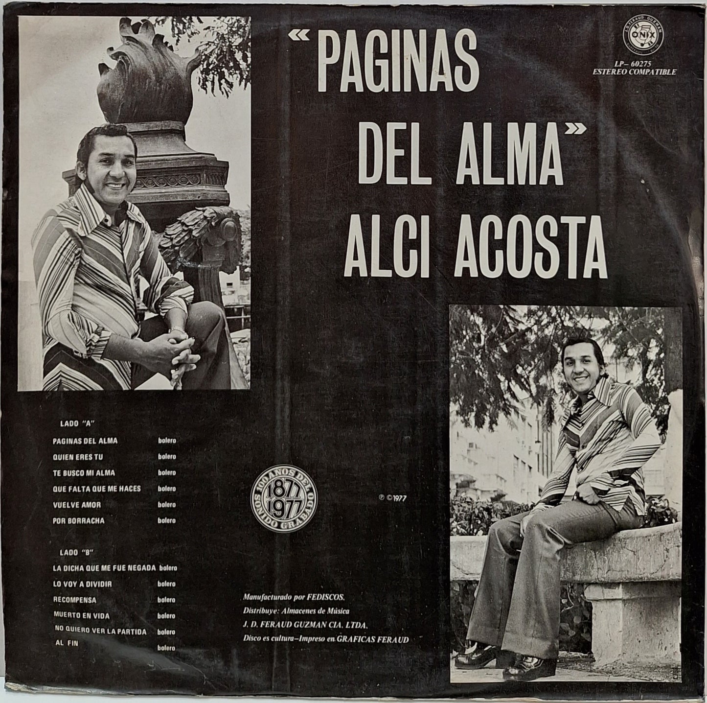 ALCI ACOSTA - PAGINAS DEL ALMA  LP