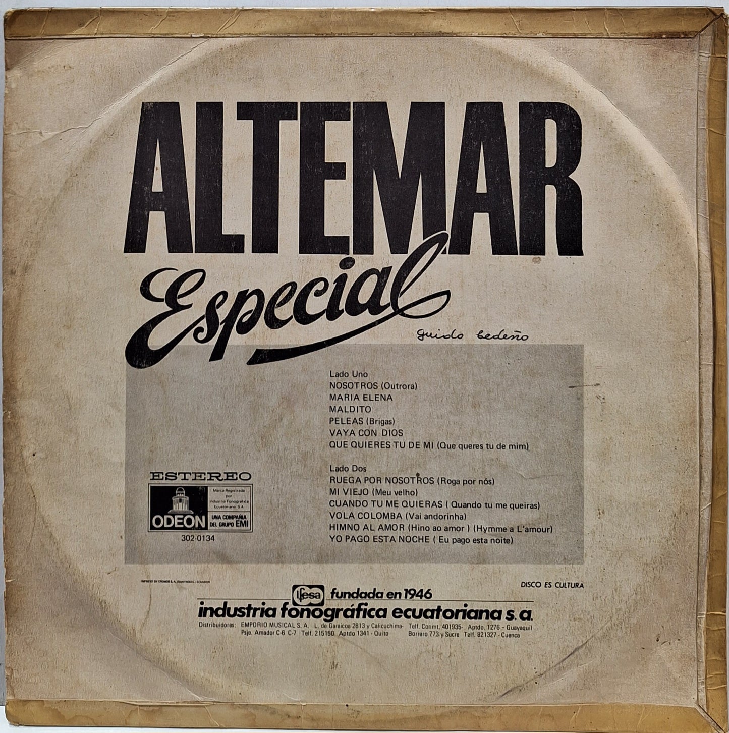 ALTEMAR DUTRA - ESPECIAL  LP