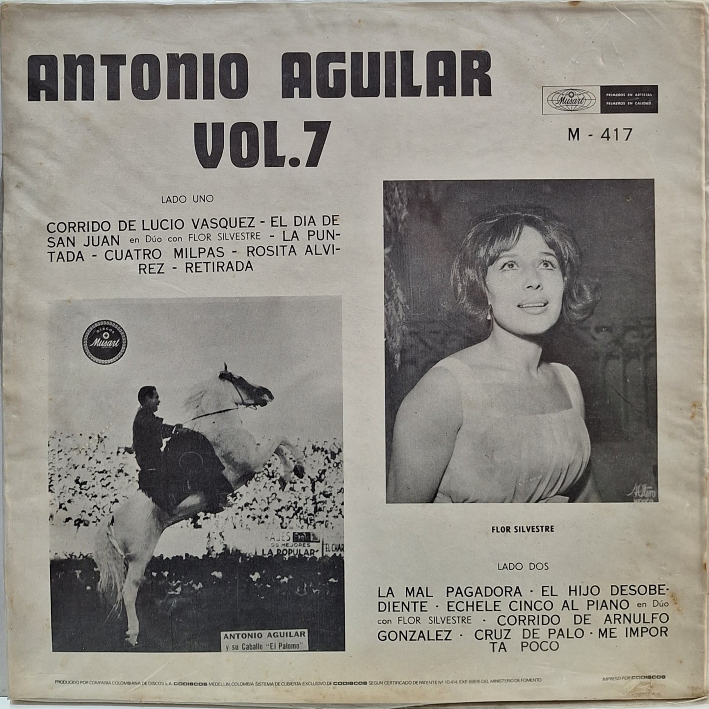 ANTONIO AGUILAR - VOL.7  LP