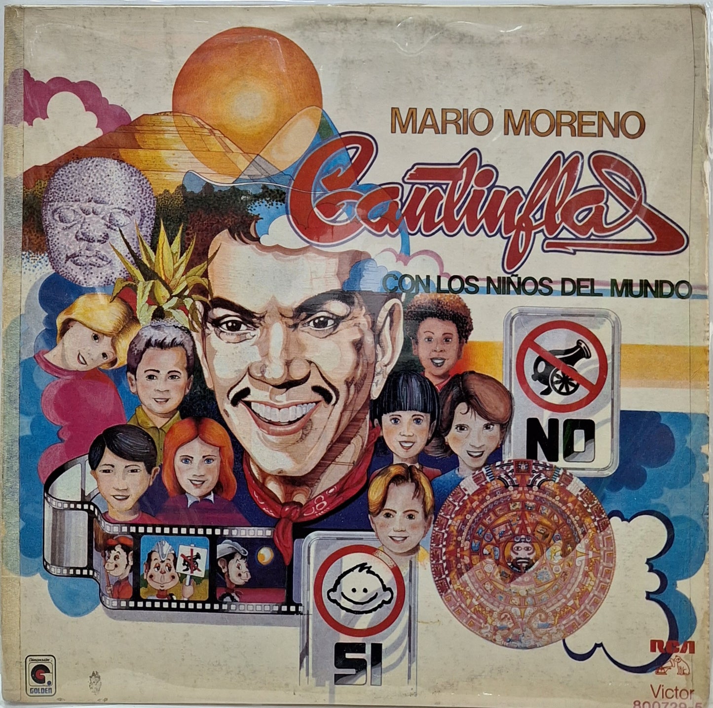 MARIO MORENO - CANTINFLAS CON LOS NIÑOS DEL MUNDO LP