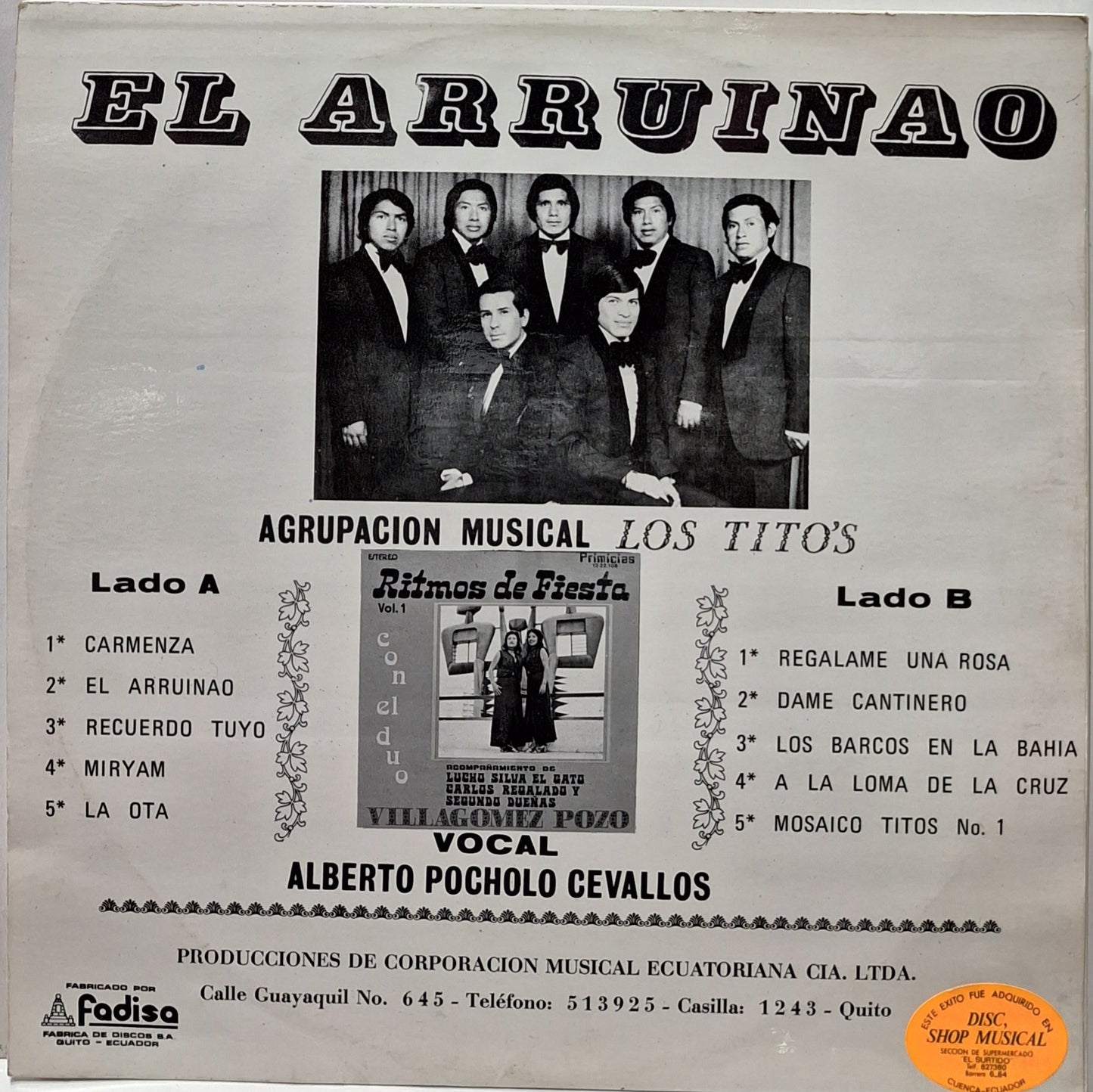 LOS TITOS - EL ARRUINAO VOL 1 LP