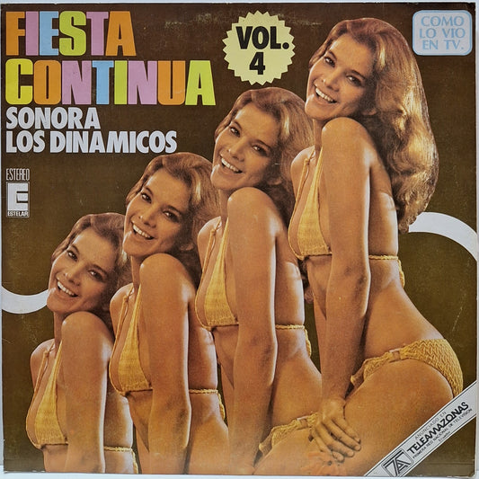 SONORA LOS DINAMICOS - FIESTA CONTINUA VOL.4 LP