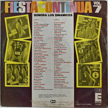 SONORA LOS DINAMICOS - FIESTA CONTINUA  VOL.7 LP