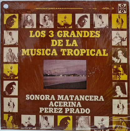 LOS TRES GRANDES DE LA MUSICA TROPICAL  VOL 3 LP