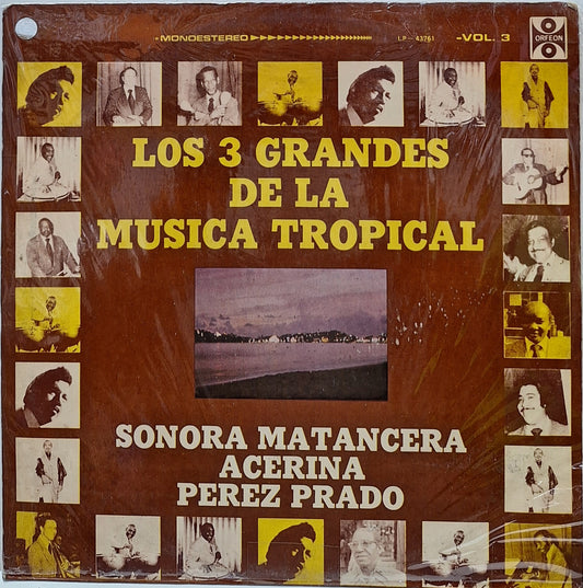 LOS TRES GRANDES DE LA MUSICA TROPICAL  VOL 3 LP