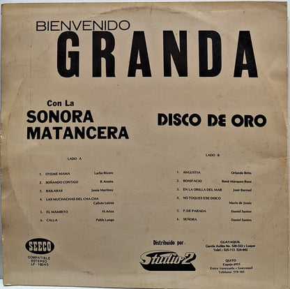 BIENVENIDO GRANDA - DISCO DE ORO  LP