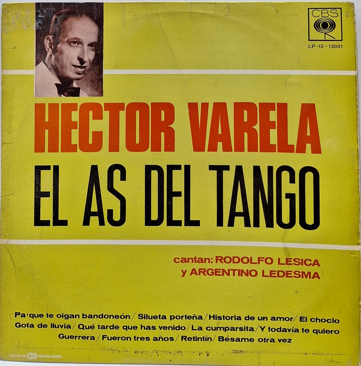 HECTOR VARELA - EL AS DEL TANGO  LP