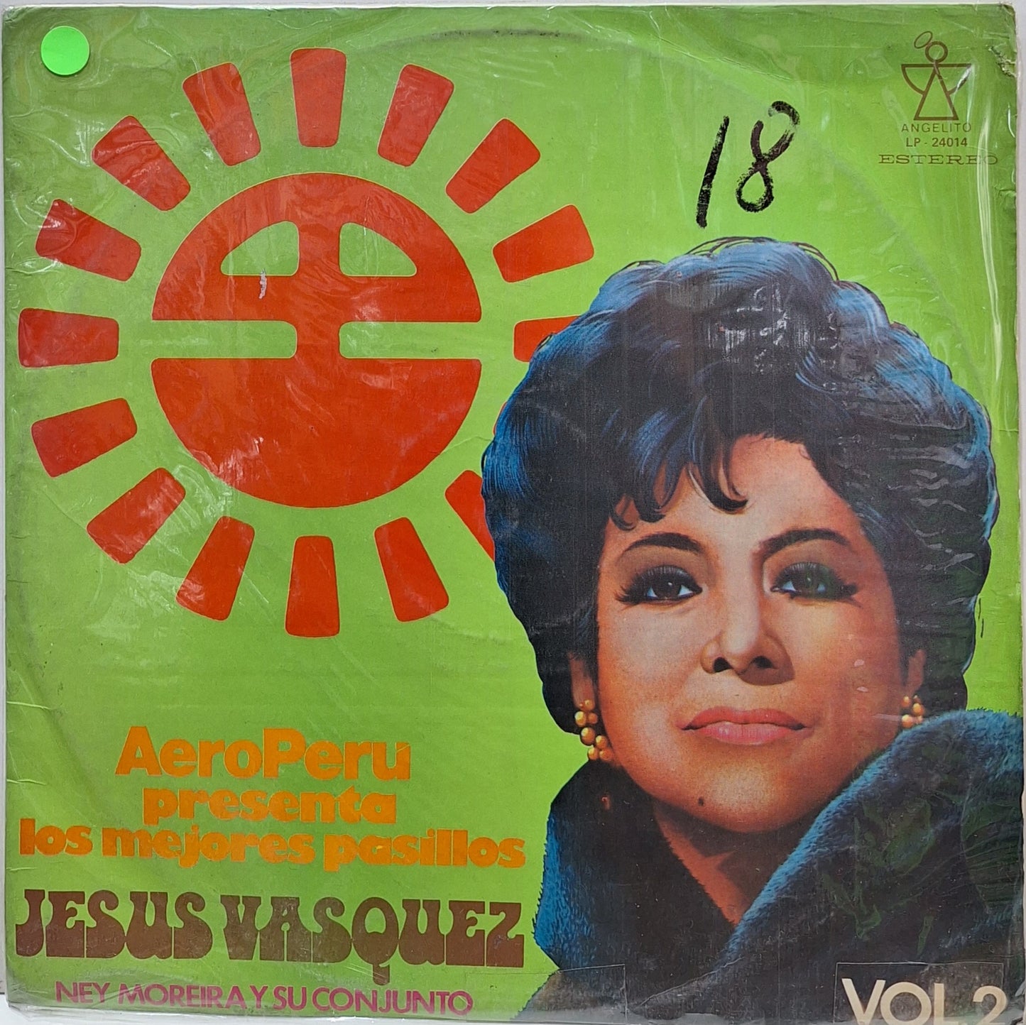 JESUS VASQUEZ - LOS MEJORES PASILLOS VOL.2  LP