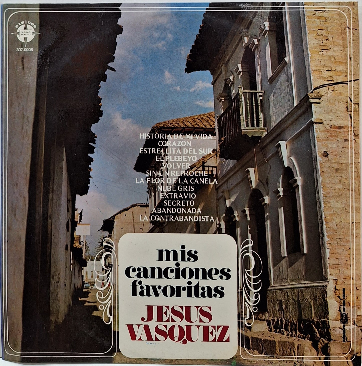 JESUS VASQUEZ - MIS CANCIONES FAVORITAS  LP