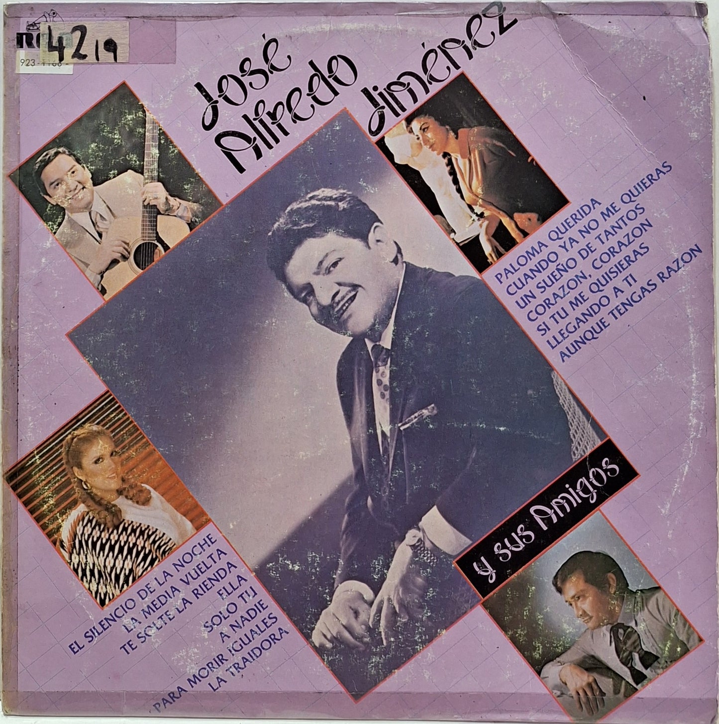 JOSE ALFREDO JIMENEZ - Y SUS AMIGOS  LP