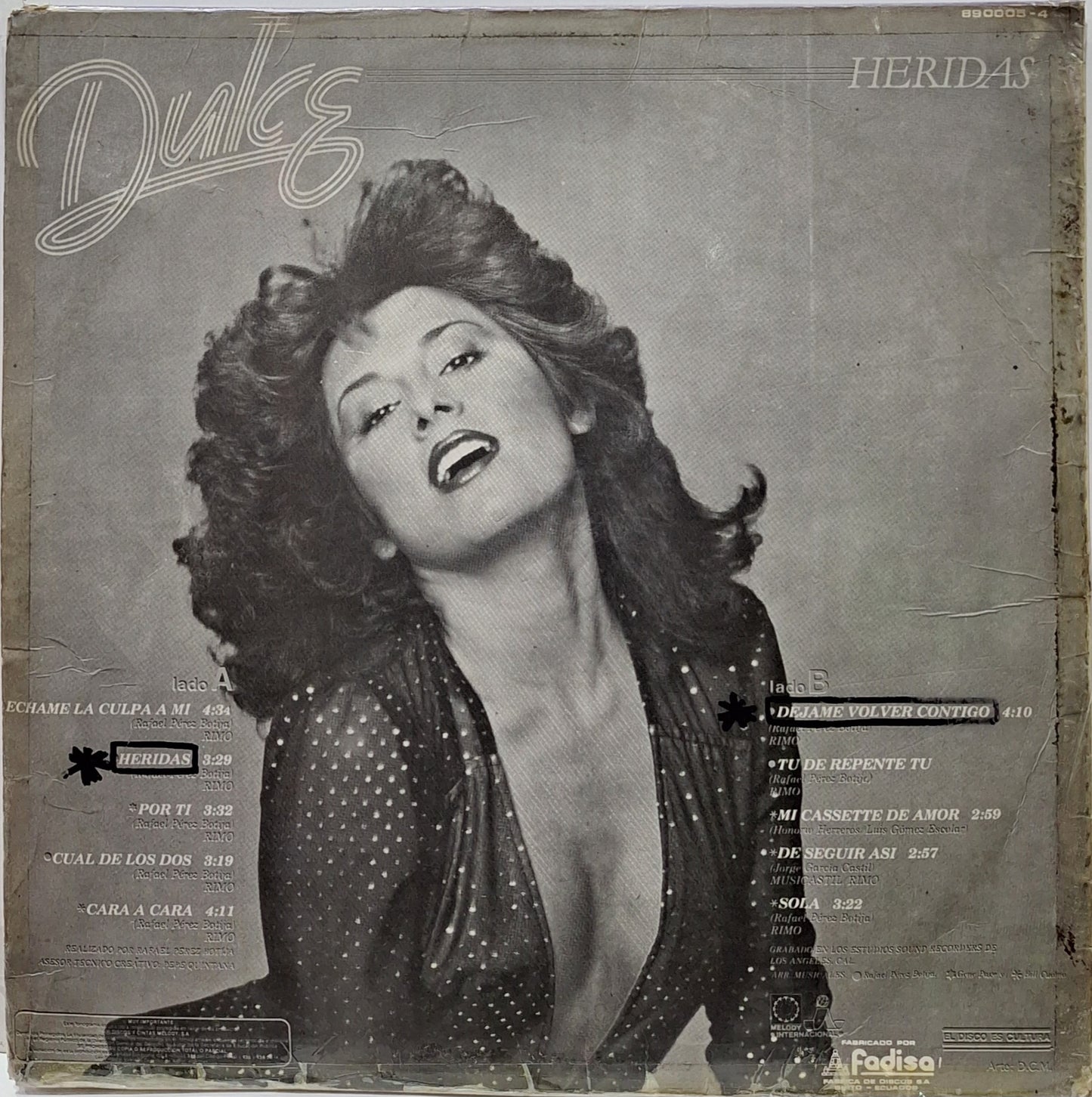 DULCE - HERIDAS LP