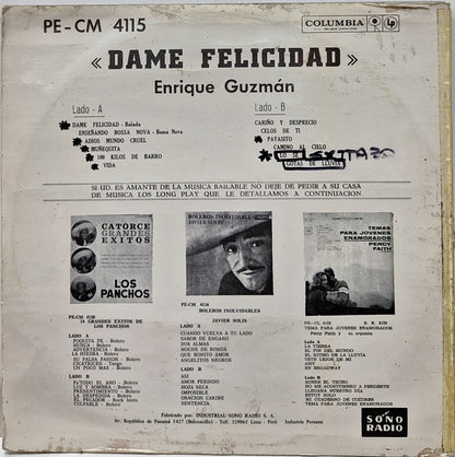 ENRIQUE GUZMAN - DAME FELICIDAD LP