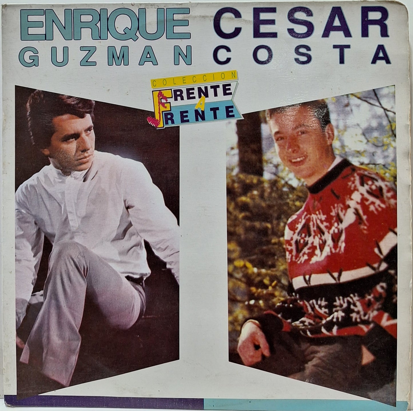 ENRIQUE GUZMAN Y CESAR COSTA - COLECCION FRENTE A FRENTE LP