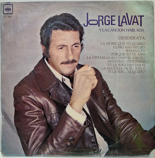 JORGE LAVAT - Y LA CANCION HABLADA LP