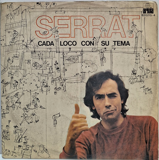 JOAN MANUEL SERRAT - CADA LOCO CON SU TEMA LP