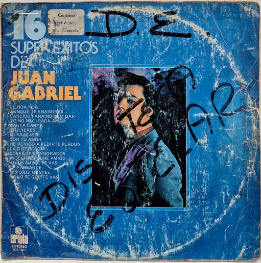 JUAN GABRIEL - 16 SUPER EXITOS  LP