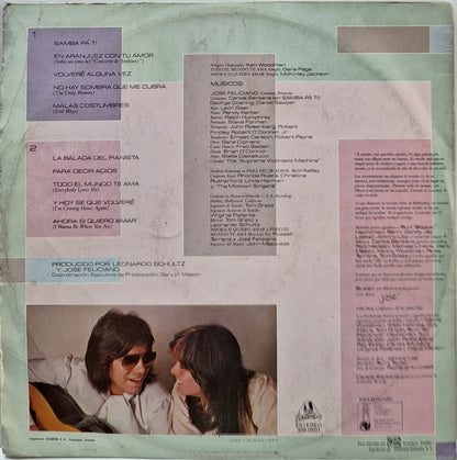 JOSE FELICIANO - ESCENAS DE AMOR LP