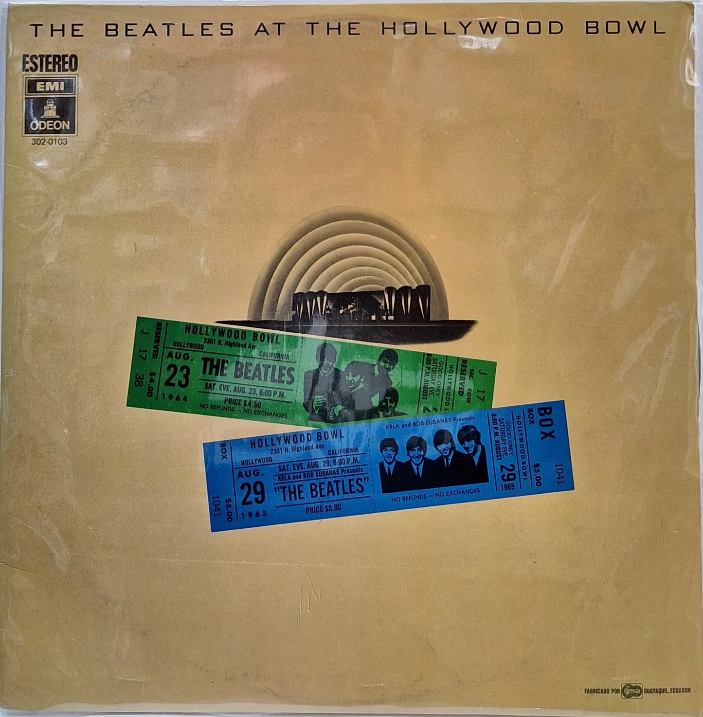 THE BEATLES - AT THE HOLLYWOOD BOWL  LP