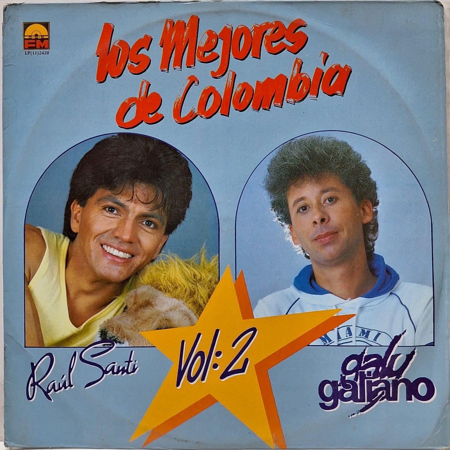 RAUL SANTI GALY GALIANO - LOS MEJORES DE COLOMBIA VOL 2 LP