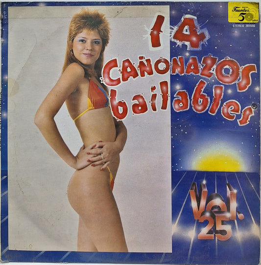 14 CAÑONAZOS BAILABLES VOL.25 LP