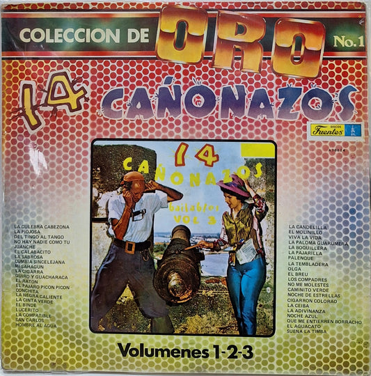 14 CAÑONAZOS - COLECCION DE ORO VOL 1,2 y 3  3 LPS