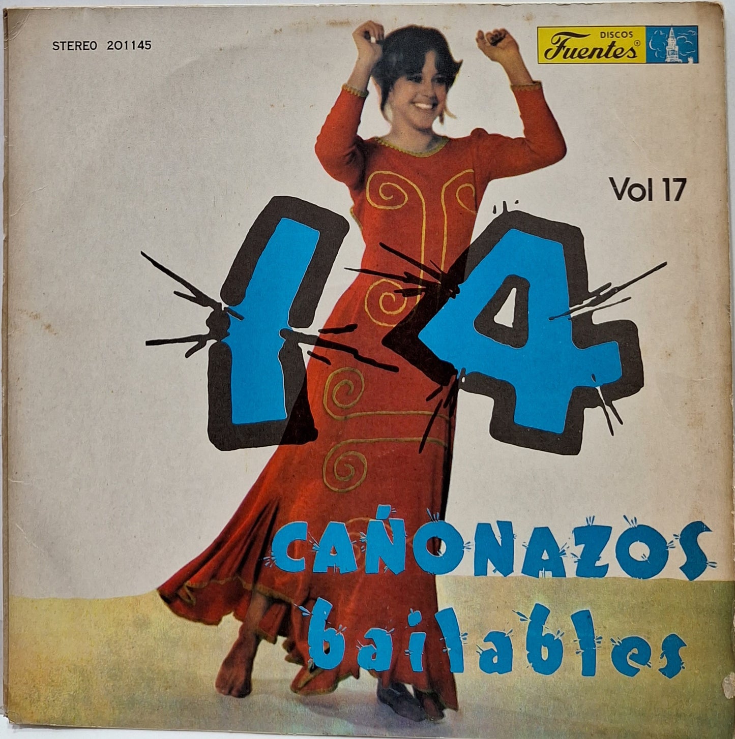 14 CAÑONAZOS BAILABLES VOL.17 LP