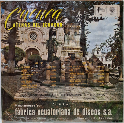 DUO STROBEL MALDONADO, TRIO JERVIS, BONILLA Y LUZURIAGA - CUENCA ATENAS DEL ECUADOR LP