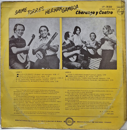 JAIME TORRES HERNAN GAMBOA - CHARANGO Y CUATRO LP