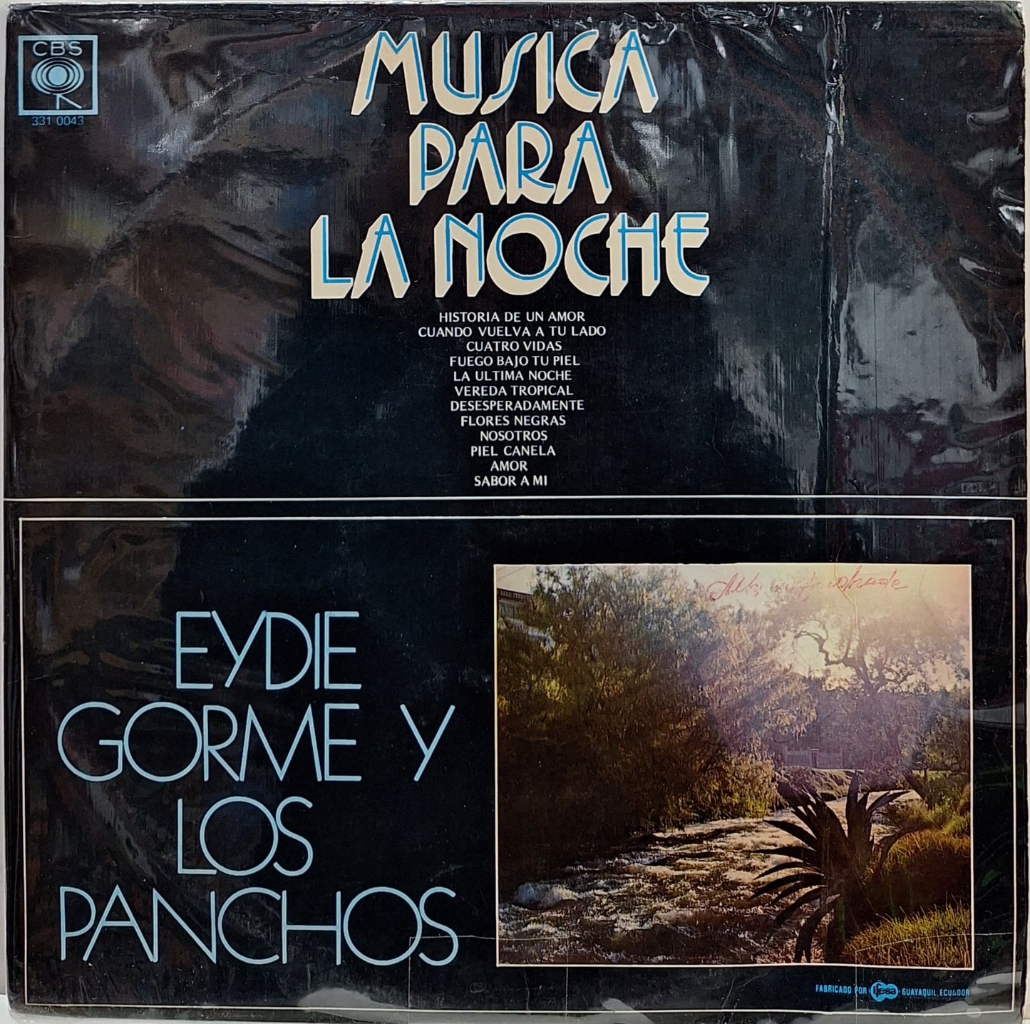 EYDIE GORME Y LOS PANCHOS - MUSICA PARA LA NOCHE LP (DE EPOCA)