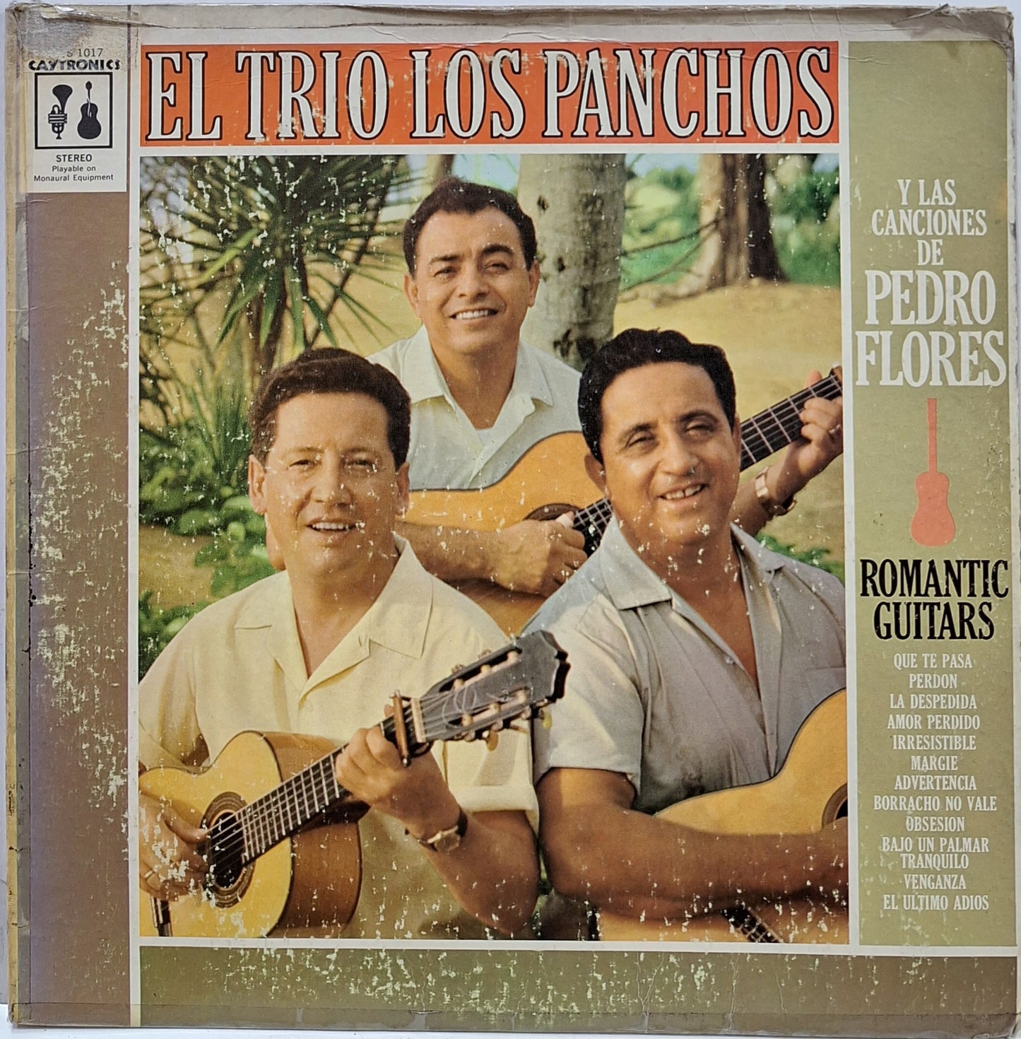 EL TRIO LOS PANCHOS - Y LAS CANCIONES DE PEDRO FLORES  LP