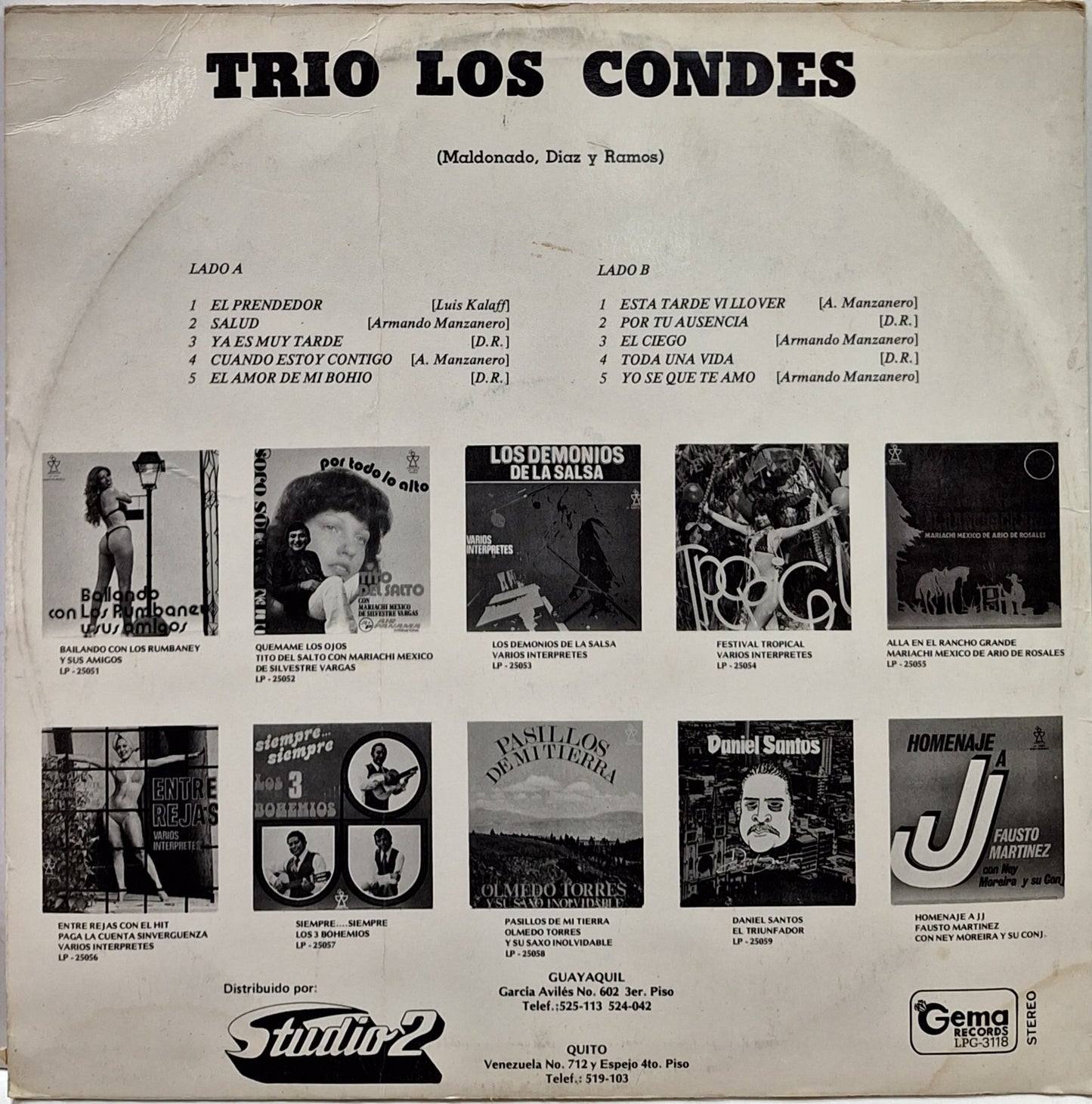 TRIO LOS CONDES  LP