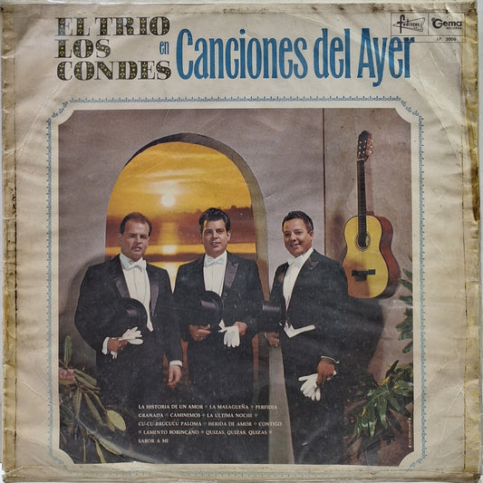 TRIO LOS CONDES - CANCIONES DEL AYER  LP