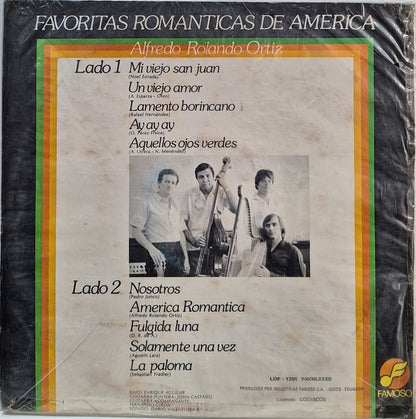 ALFREDO ROLANDO ORTIZ - FAVORITAS ROMANTICAS DE AMERICA LP