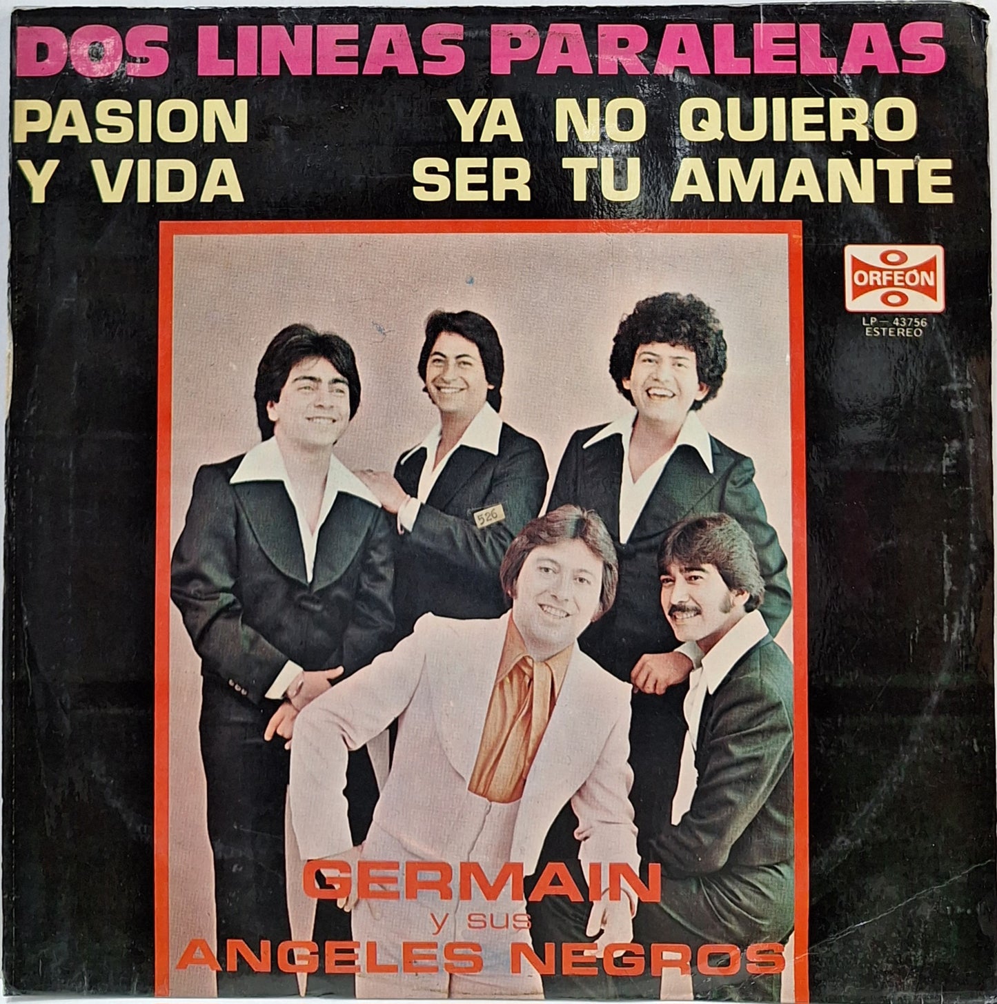 GERMAIN Y SUS ANGELES NEGROS - DOS LINEAS PARALELAS  LP