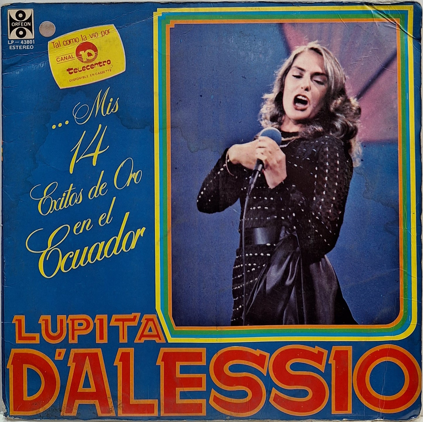 LUPITA D ALESSIO - MIS 14 EXITOS DE ORO  LP