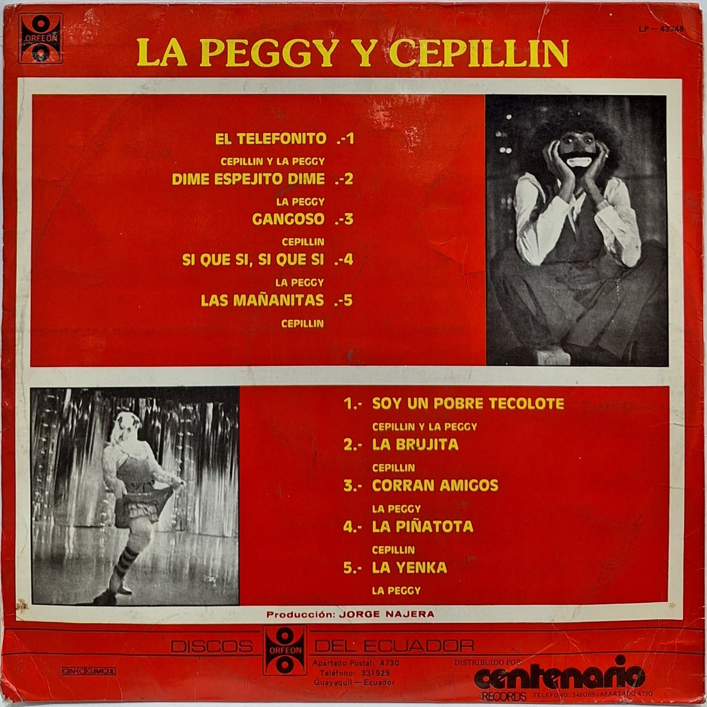LA PEGGY Y CEPILLIN  LP
