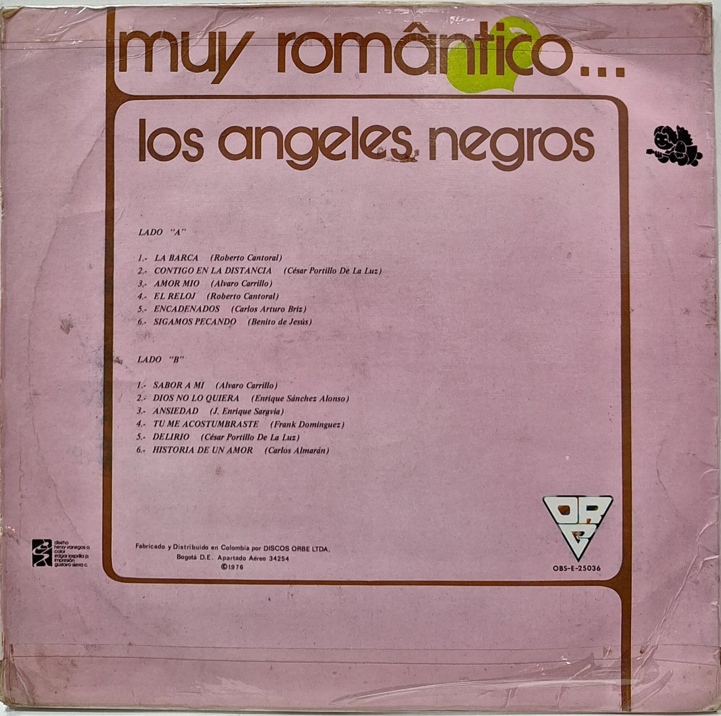 LOS ANGELES NEGROS - MUY ROMANTICO  LP