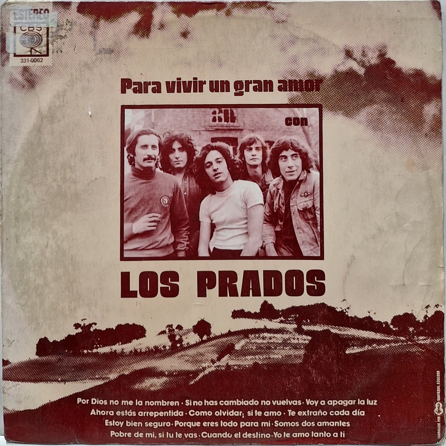 LOS PRADOS - PARA VIVIR UN GRAN AMOR  LP