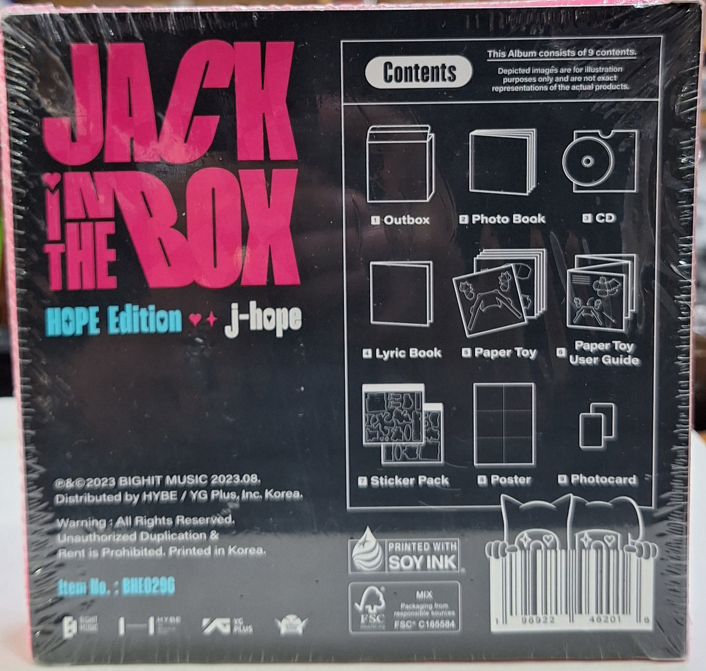 BTS - J HOPE - JACK IN THE BOX  CD