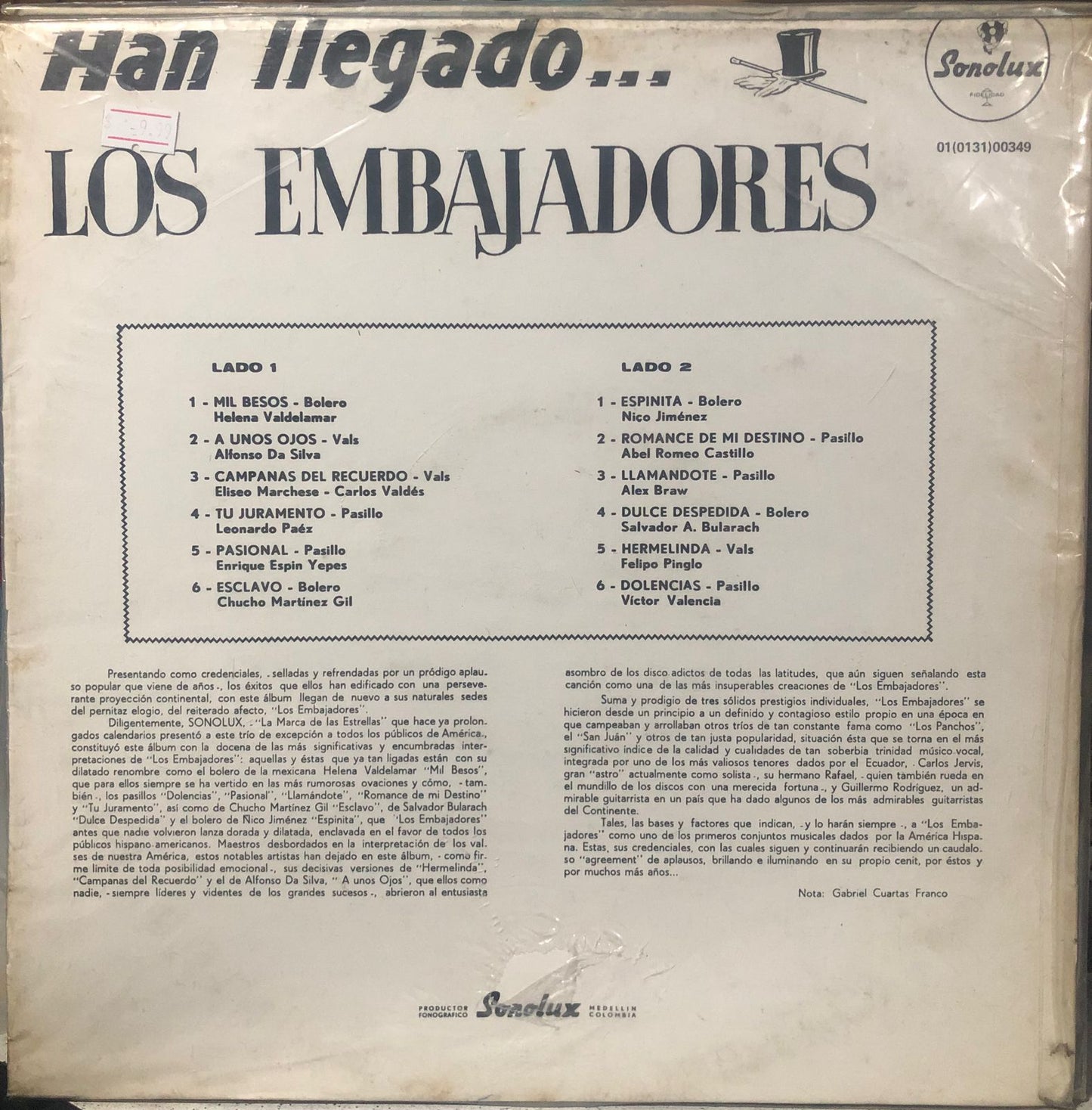 LOS EMBAJADORES - HAN LLEGADO... LP