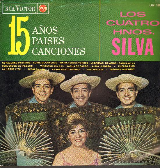 LOS CUATRO HNOS.SILVA - º5 AÑOS PAISES CANCIONES LP