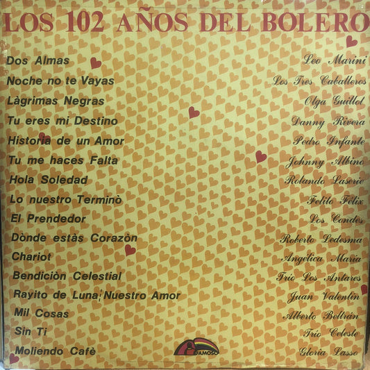 LOS 102 AÑOS DEL BOLERO LP