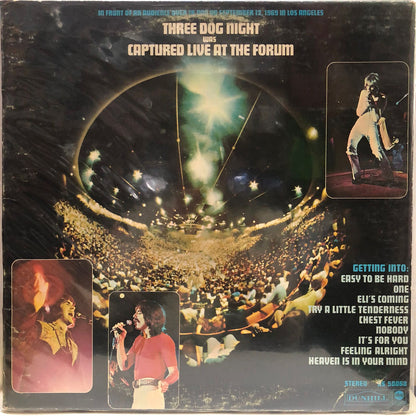 THREE DOG NIGHT - CAPTURED LIVE AT THE FORUM  LP