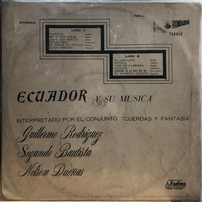 CONJUNTO CUERDAS Y FANTASIA - ECUADOR Y SU MUSICA LP