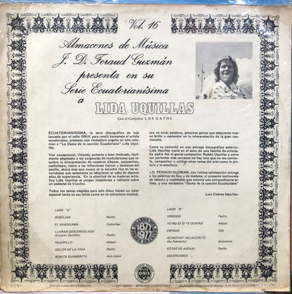 LIDA UQUILLAS - SERIE ECUATORIANÍSIMA VOL. 16 LP