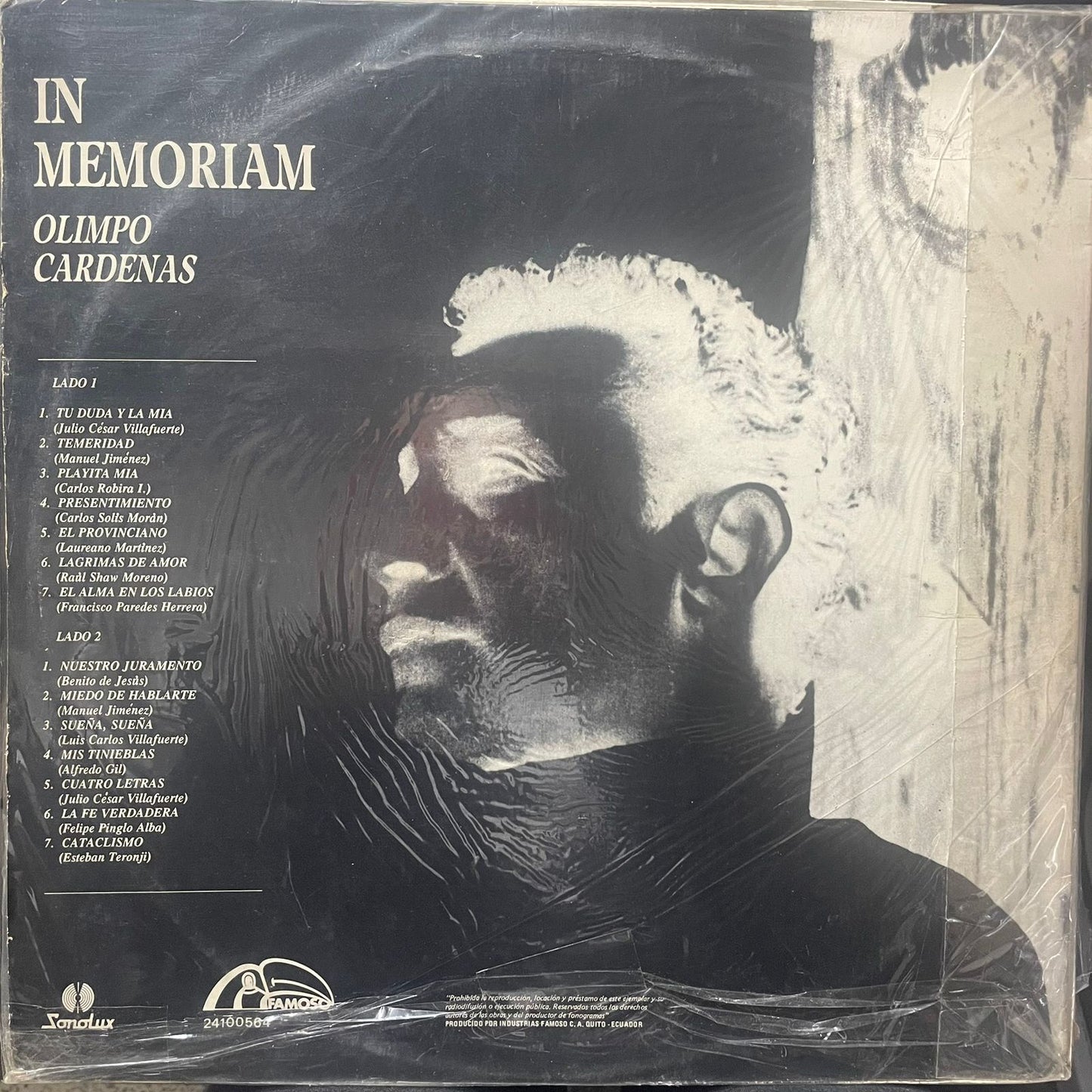 OLIMPO CARDENAS - IN MEMORIAM LP (DE EPOCA)