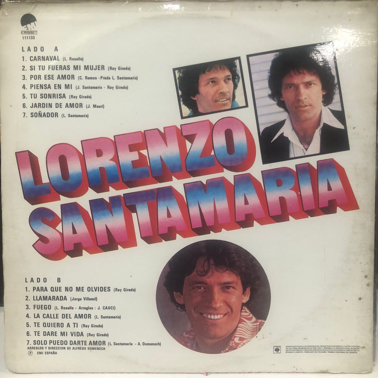 LORENZO SANTAMARIA - LO MEJOR DE  LP