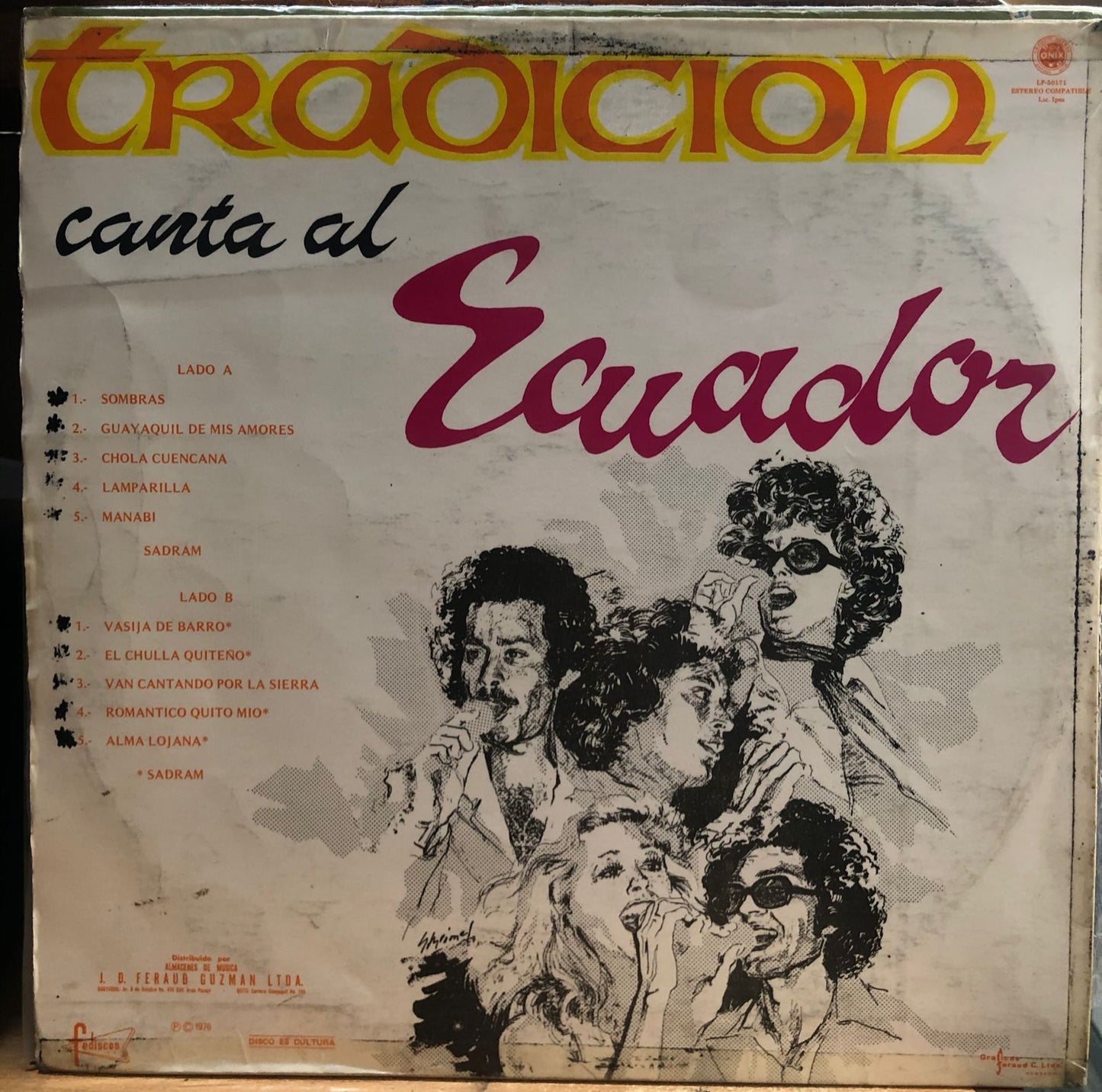 GRUPO TRADICION - CANTA AL ECUADOR LP