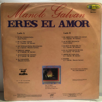 MANOLO GALVAN - ERES EL AMOR LP